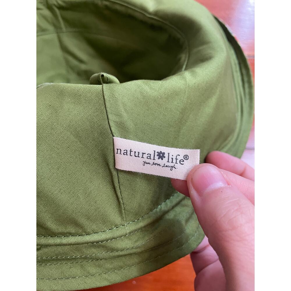 Natural Life NWT Floral Wide Brim Bucket Hat Boho Sun Hat Reversible - Picture 9 of 9